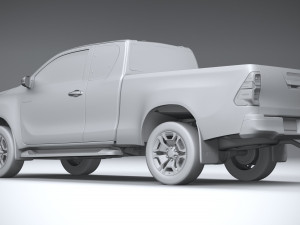 Toyota Hilux Xtra Cab 2021 Modelo 3D