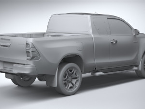 Toyota Hilux Xtra Cab 2021 Modelo 3D