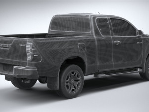 Toyota Hilux Xtra Cab 2021 Modelo 3D