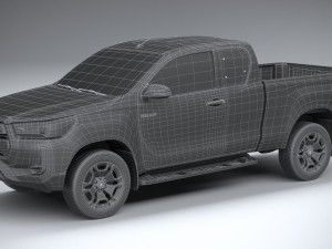 Toyota Hilux Xtra Cab 2021 Modelo 3D