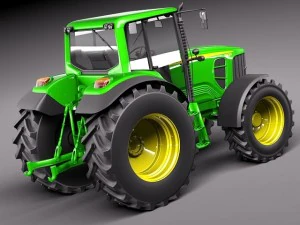 John Deere 6930 Tractor 3D Model