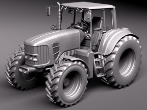 John Deere 6930 Tractor Modelo 3D