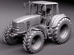 John Deere 6930 Tractor 3D Model