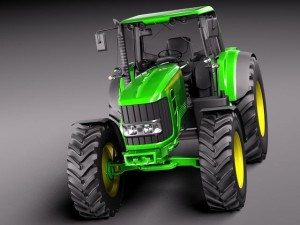 John Deere 6930 Tractor Modelo 3D