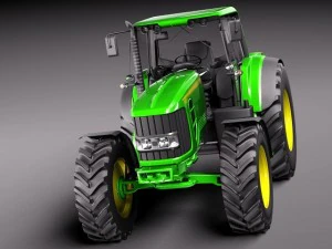 John Deere 6930 Tractor 3D Model