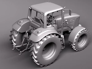 John Deere 6930 Tractor 3D Model