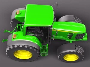John Deere 6930 Tractor 3D Model