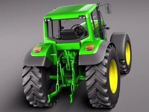 John Deere 6930 Tractor 3D Model