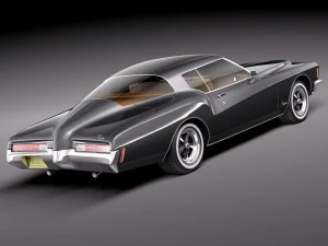 Buick Riviera GS Boattail 1971 3D Model