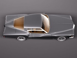 Buick Riviera GS Boattail 1971 3D Model