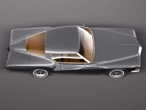 Buick Riviera GS Boattail 1971 3D Model