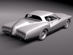 Buick Riviera GS Boattail 1971 3D Model