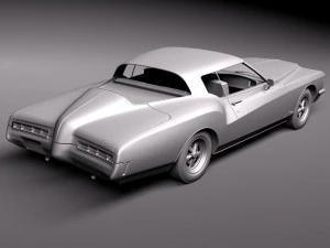 Buick Riviera GS Boattail 1971 3D Model