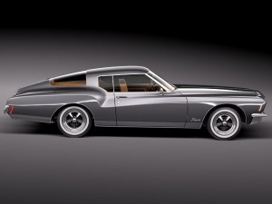 Buick Riviera GS Boattail 1971 3D Model