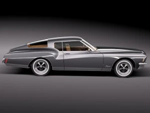 Buick Riviera GS Boattail 1971 3D Model