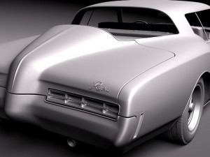Buick Riviera GS Boattail 1971 3D Model