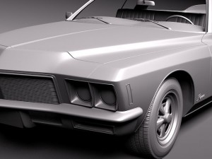 Buick Riviera GS Boattail 1971 3D Model