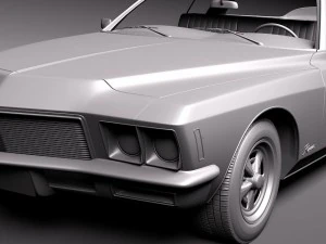 Buick Riviera GS Boattail 1971 3D Model