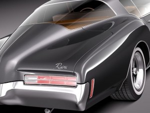 Buick Riviera GS Boattail 1971 3D Model