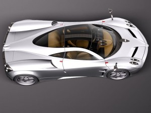 Pagani Huayra 2012 Modelo 3D