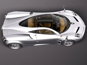 Pagani Huayra 2012 3D Model