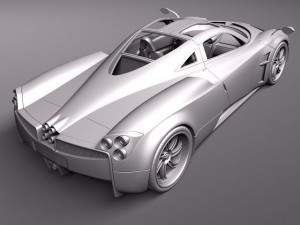 Pagani Huayra 2012 Modelo 3D