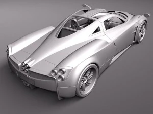 Pagani Huayra 2012 3D Model