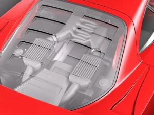 Ferrari F40 1987-1992 3D Model