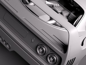 Ferrari F40 1987-1992 Modello 3D