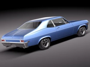 Chevrolet Nova 1969 3D Model