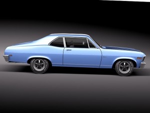 Chevrolet Nova 1969 Modello 3D