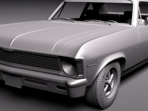 Chevrolet Nova 1969 Modello 3D