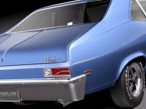 Chevrolet Nova 1969 3D Model