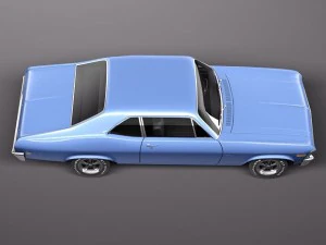 Chevrolet Nova 1969 3D Model