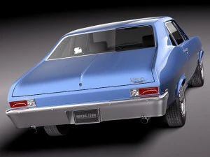 Chevrolet Nova 1969 3D Model