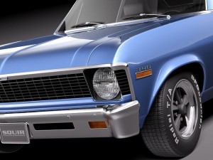 Chevrolet Nova 1969 Modello 3D