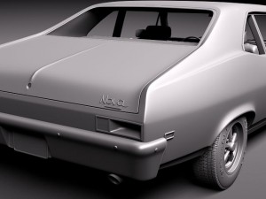 Chevrolet Nova 1969 Modello 3D