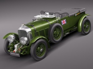 Bentley 45 Litre Blower 1929 3D 모델