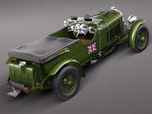 Bentley 45 Litre Blower 1929 Modello 3D