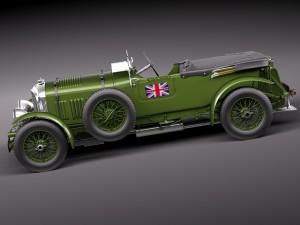 Bentley 45 Litre Blower 1929 Modello 3D