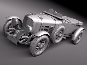 Bentley 45 Litre Blower 1929 Modello 3D