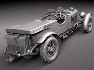 Bentley 45 Litre Blower 1929 Modello 3D