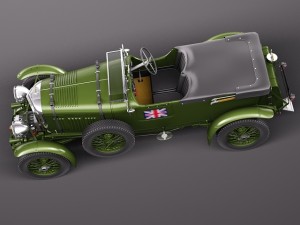 Bentley 45 Litre Blower 1929 Modello 3D