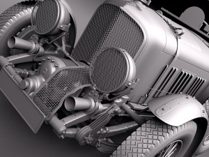 Bentley 45 Litre Blower 1929 Modello 3D