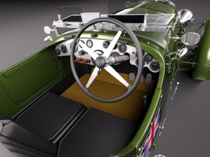 Bentley 45 Litre Blower 1929 Modello 3D