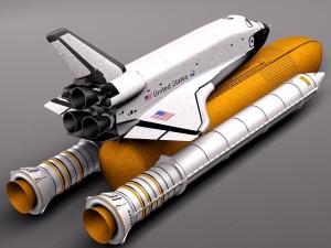 space shuttle discovery 3D Model