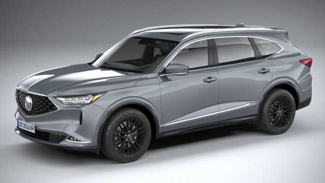 Acura MDX 2022 3Dモデル .c4d .max .obj .3ds .fbx .stl .blend