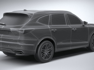 Acura MDX 2022 3Dモデル