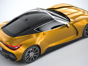Generic Coupe 2020 lowpoly 3D Model