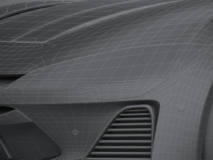 Generic Coupe 2020 lowpoly 3D Model